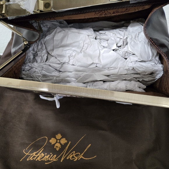 NWT Limited Edition Patricia Nash Discovery Westminster COLLINA SATCHEL - Picture 7 of 14